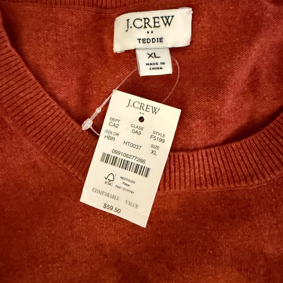 J.Crew NWT Teddie Sweater - Picture 2 of 2